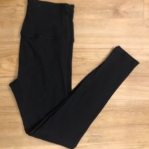 Carbon38 Ribbed 7/8 length pant